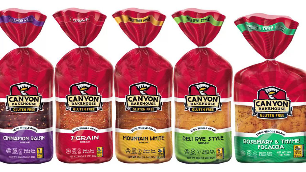 canyon bakehouse gluten free brands