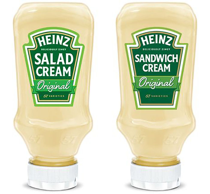 Heinz Salad Cream Bottles