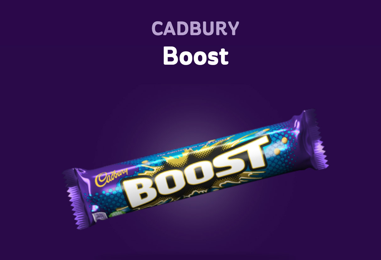 Cadbury boost chocolate bar