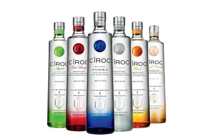 Ciroc Vodka Bottles