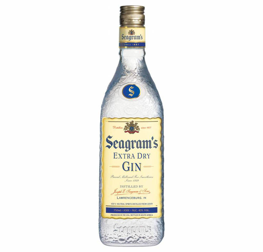 Seagrams Gin Bottle