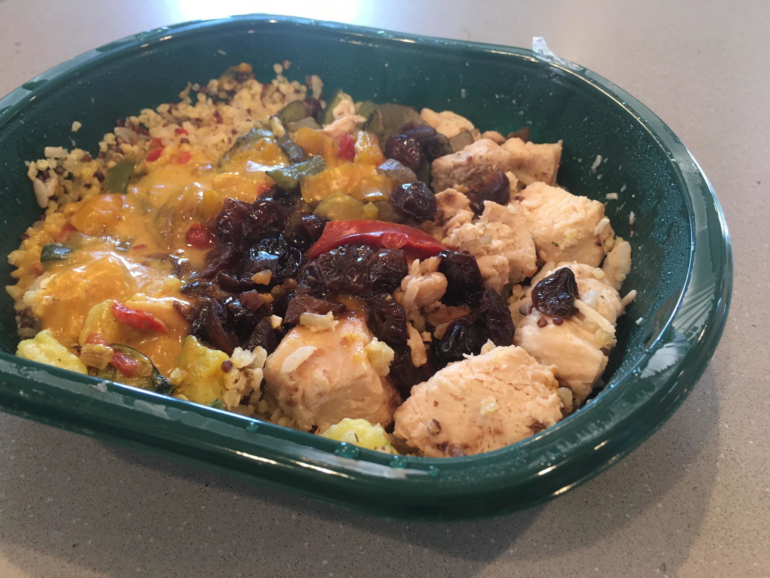 freshly curry chicken bowl