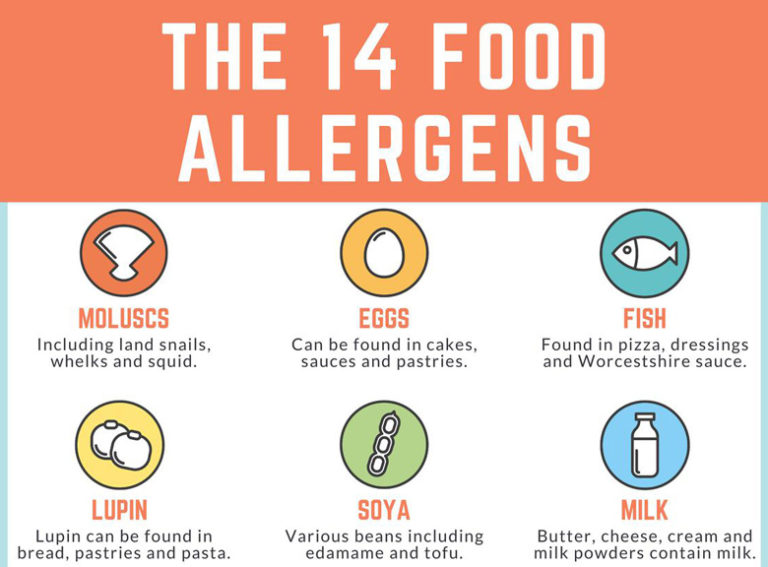 The Top Food Allergens in the World Infographic - GlutenBee