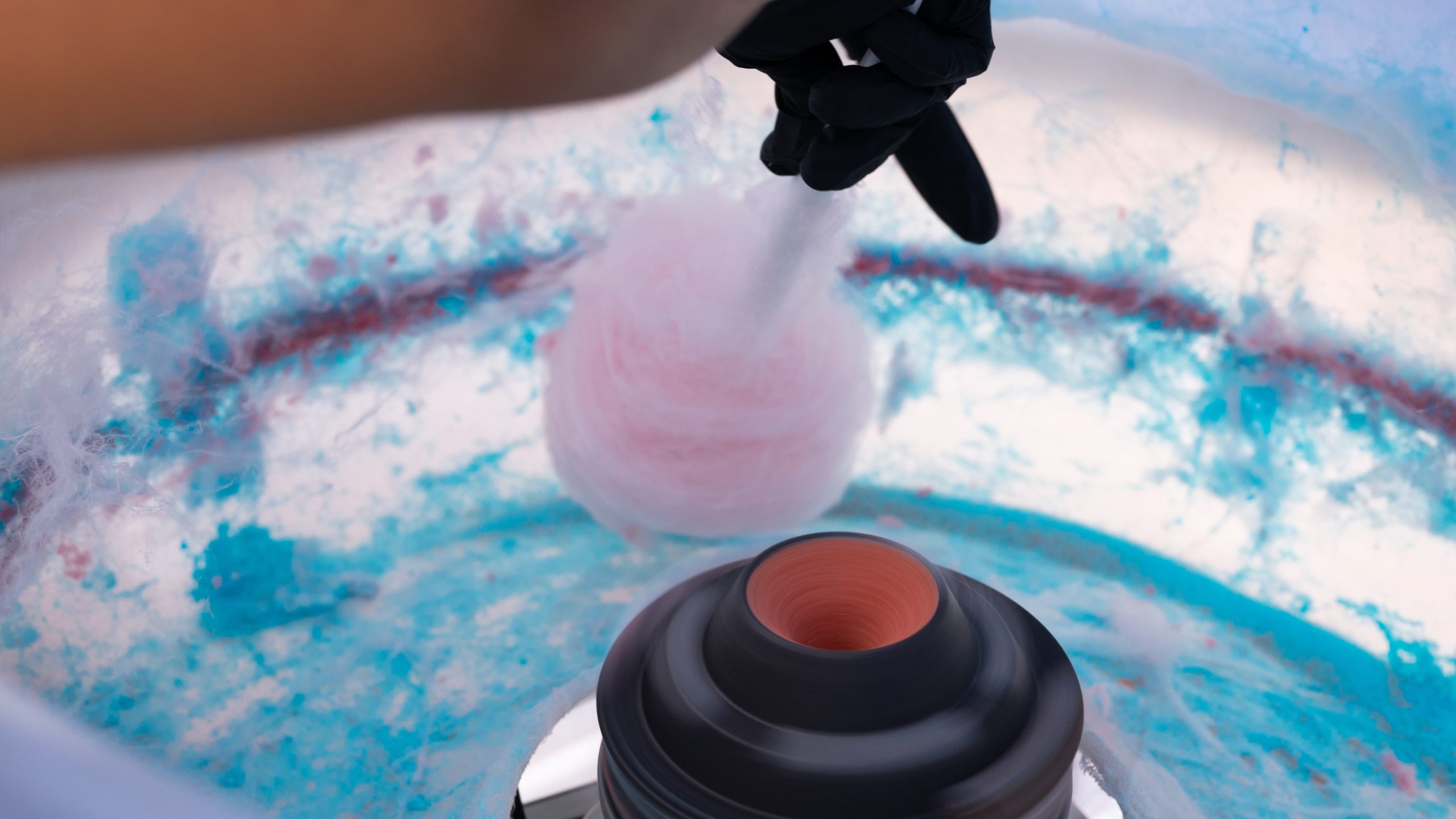 cotton candy making
