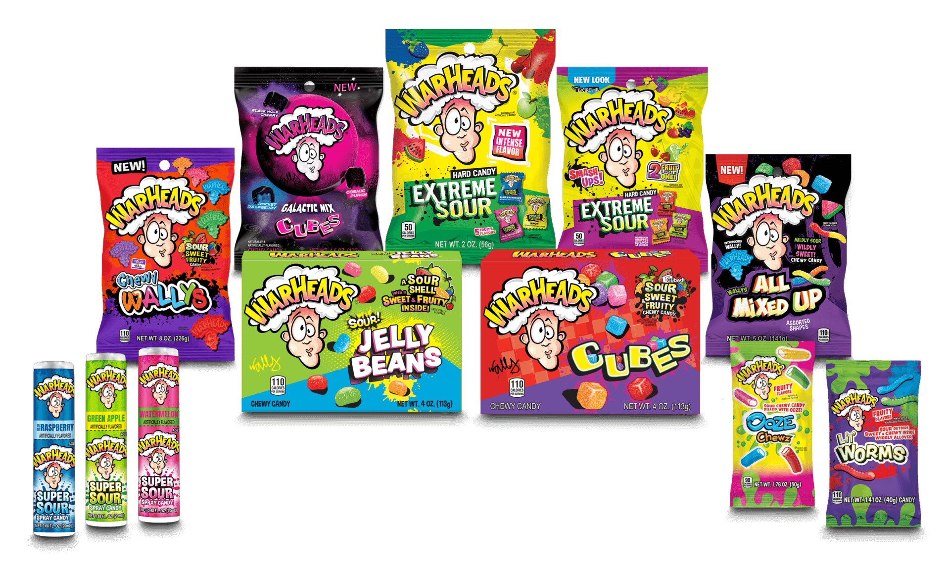 warheads candy products