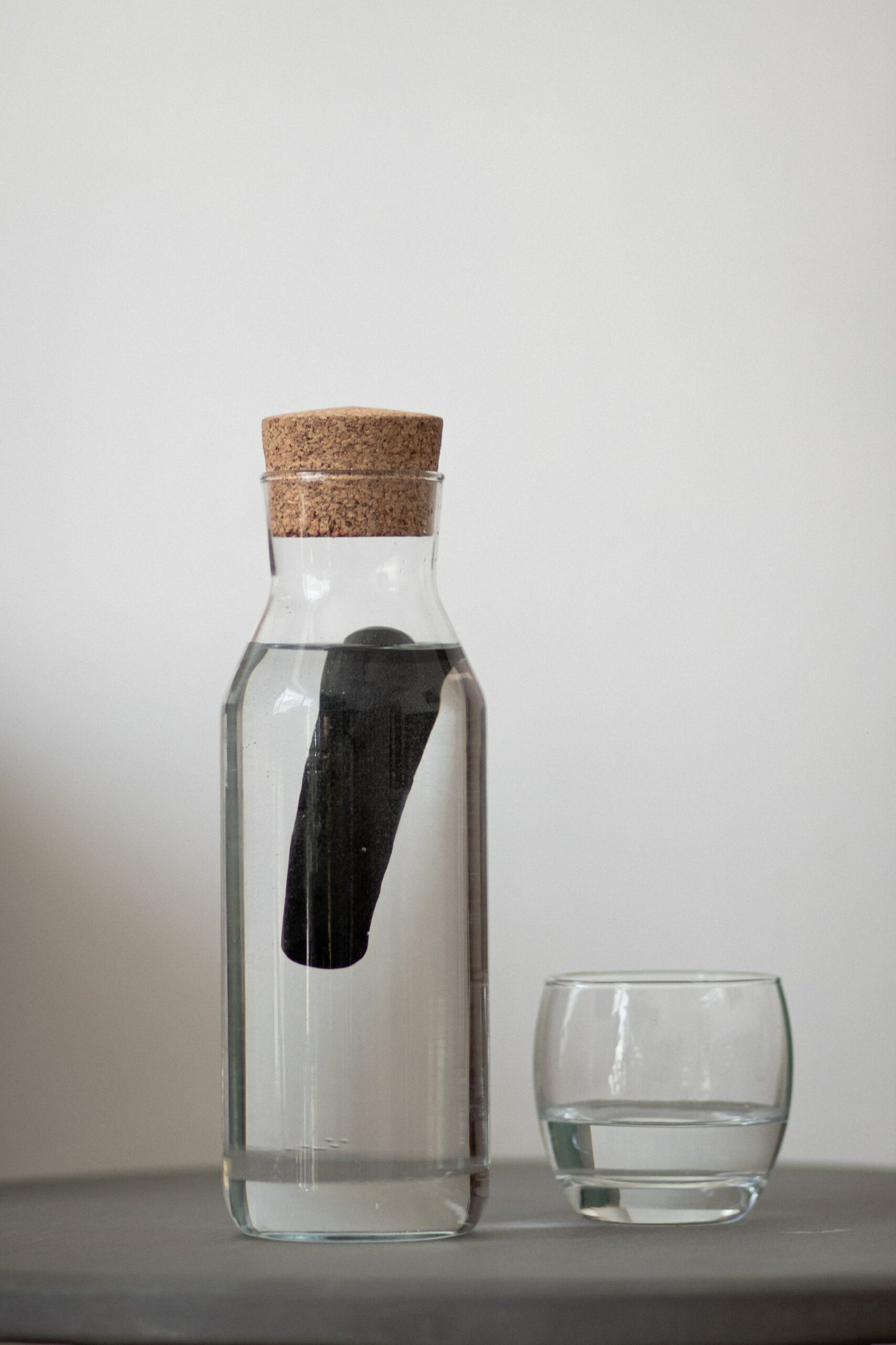activated charcoal water beverage
