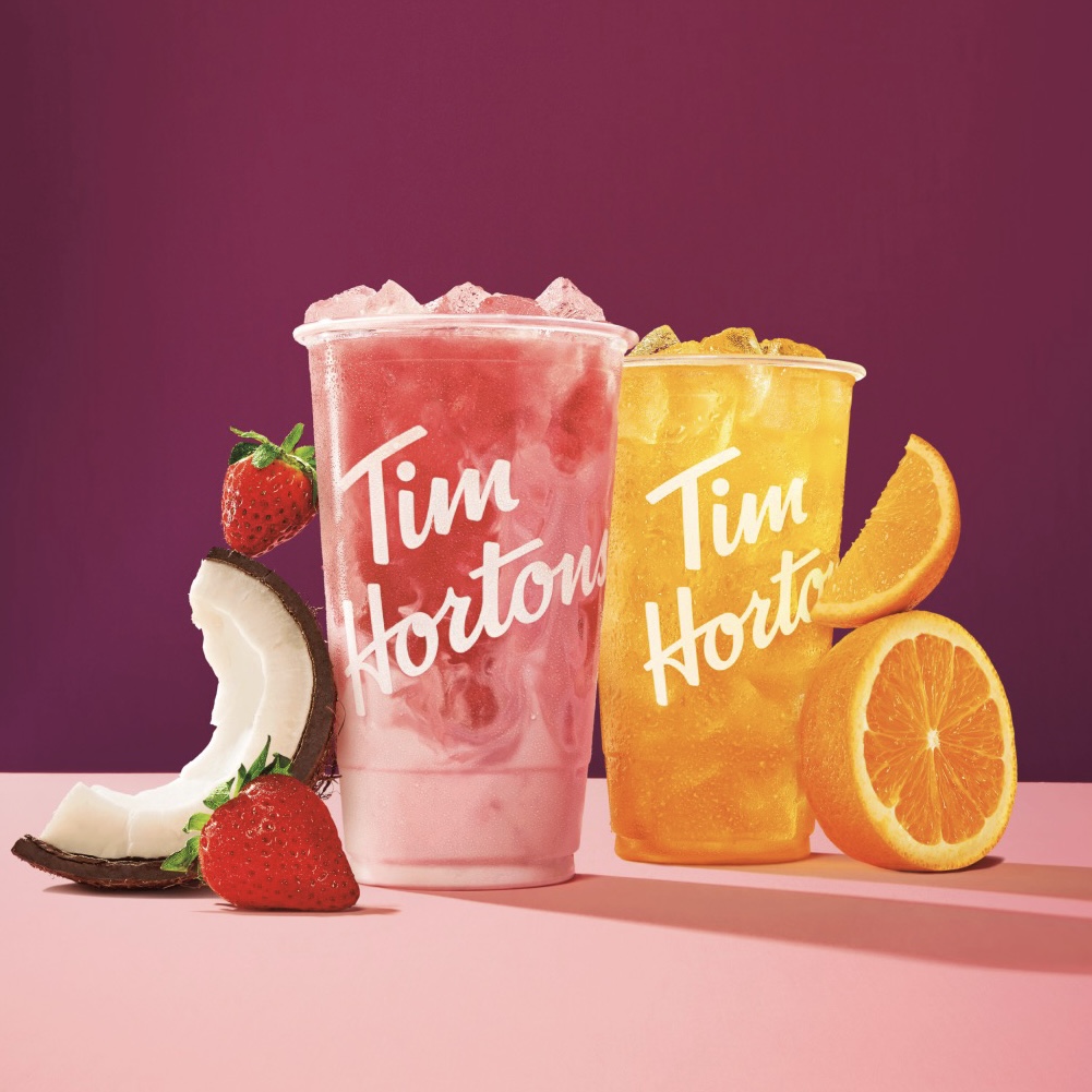 Tim Hortons Refreshers cool drinks